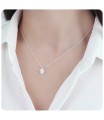 Leaf Silver Necklace SPE-3207